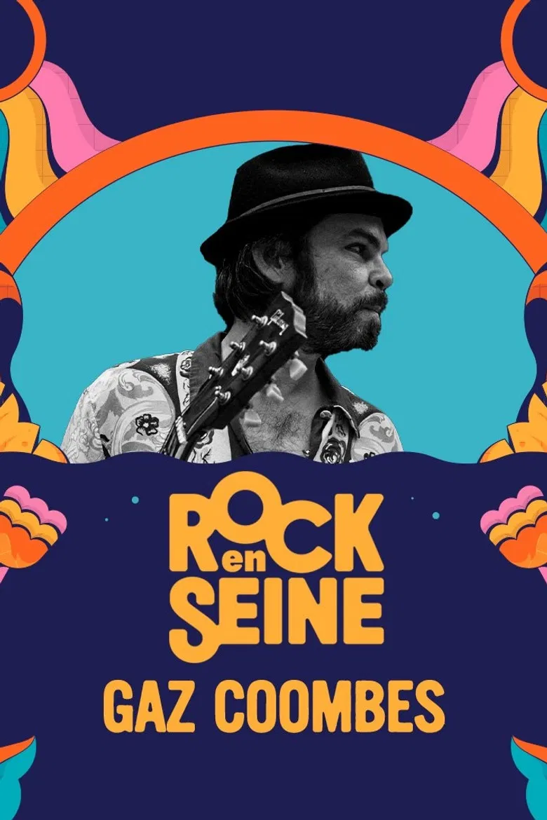 Gaz Coombes - Rock en Seine 2023 poster background
