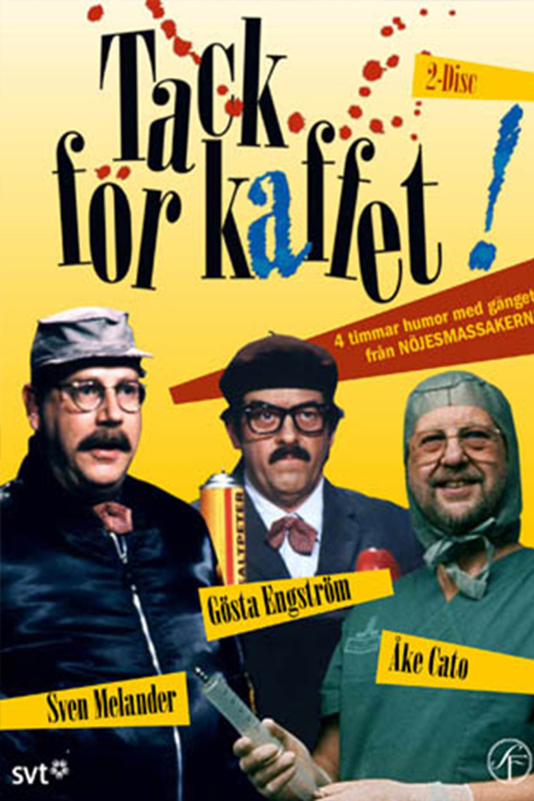 Tack för kaffet poster background