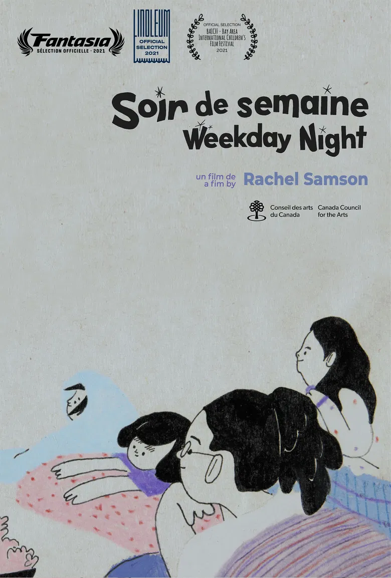 Weekday Night poster background