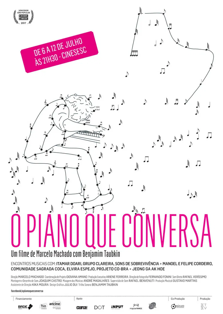 O Piano Que Conversa poster background