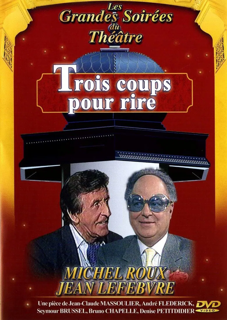 Trois coups pour rire poster background