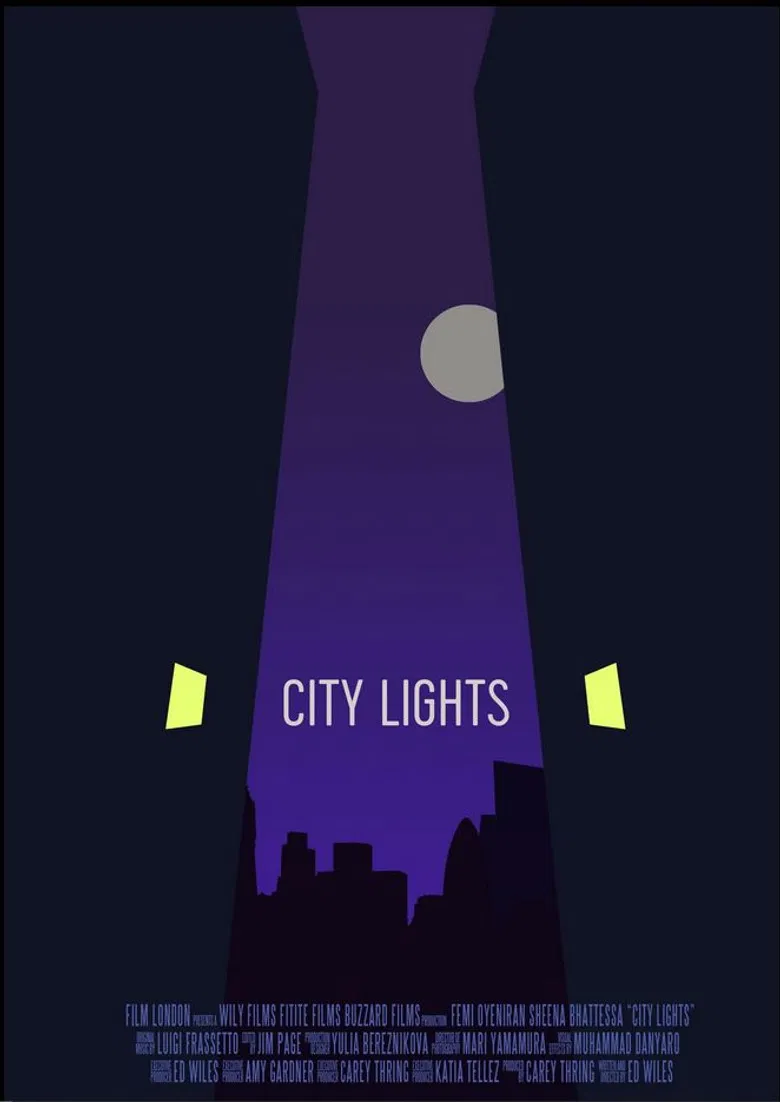 City Lights poster background