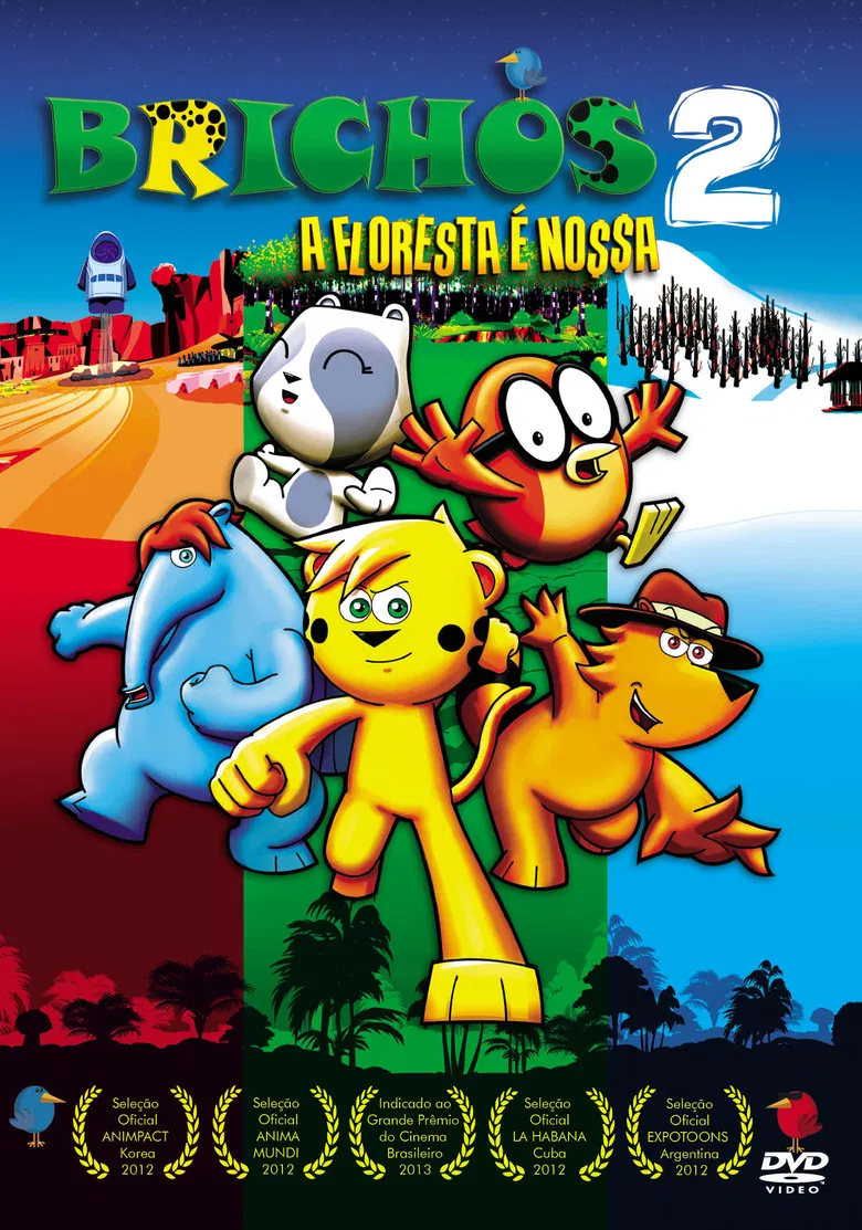 Brichos 2: A Floresta é Nossa poster background