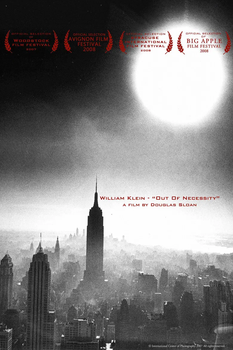 William Klein: Out of Necessity poster background