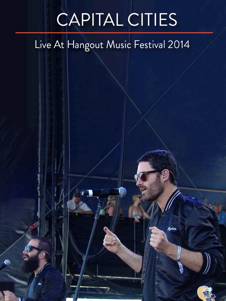 Capital Cities: Live at The Hangout Festival poster background