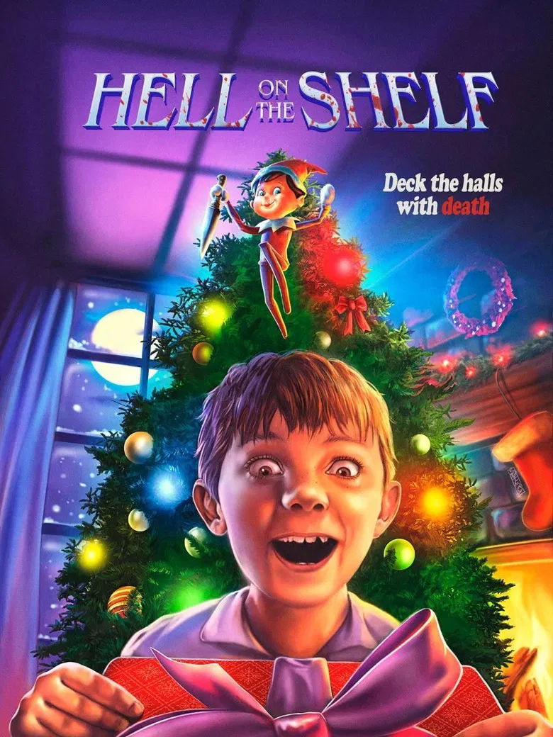 Hell on the Shelf poster background