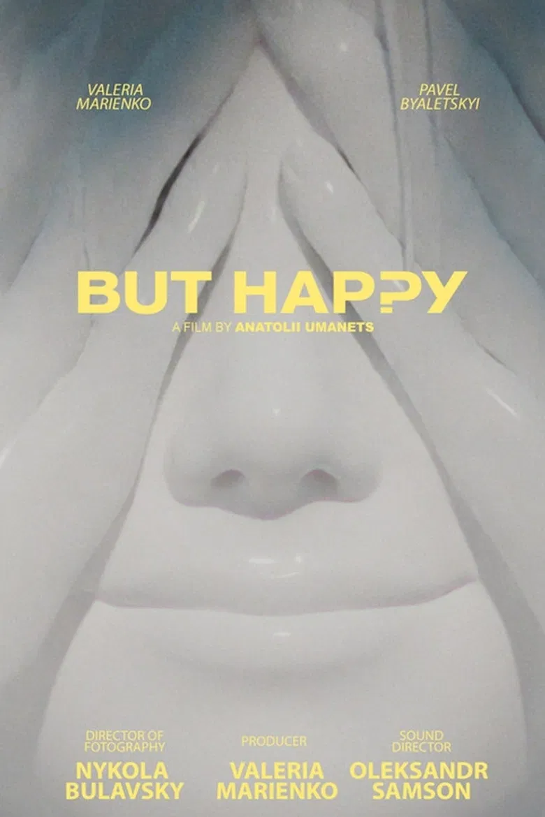 But Happy poster background
