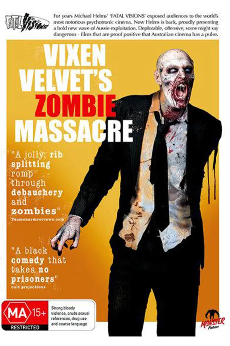 Vixen Velvet's Zombie Massacre poster background