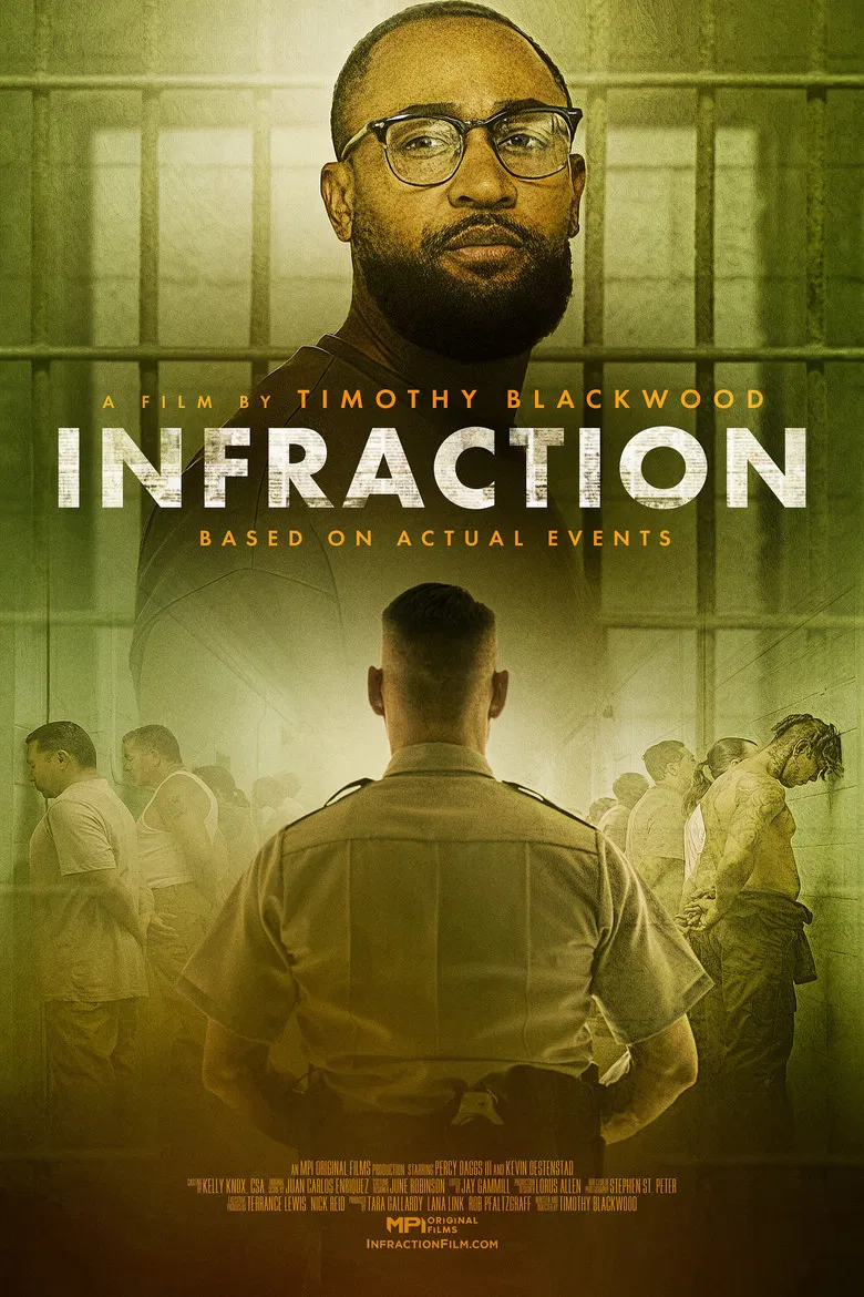 Infraction poster background