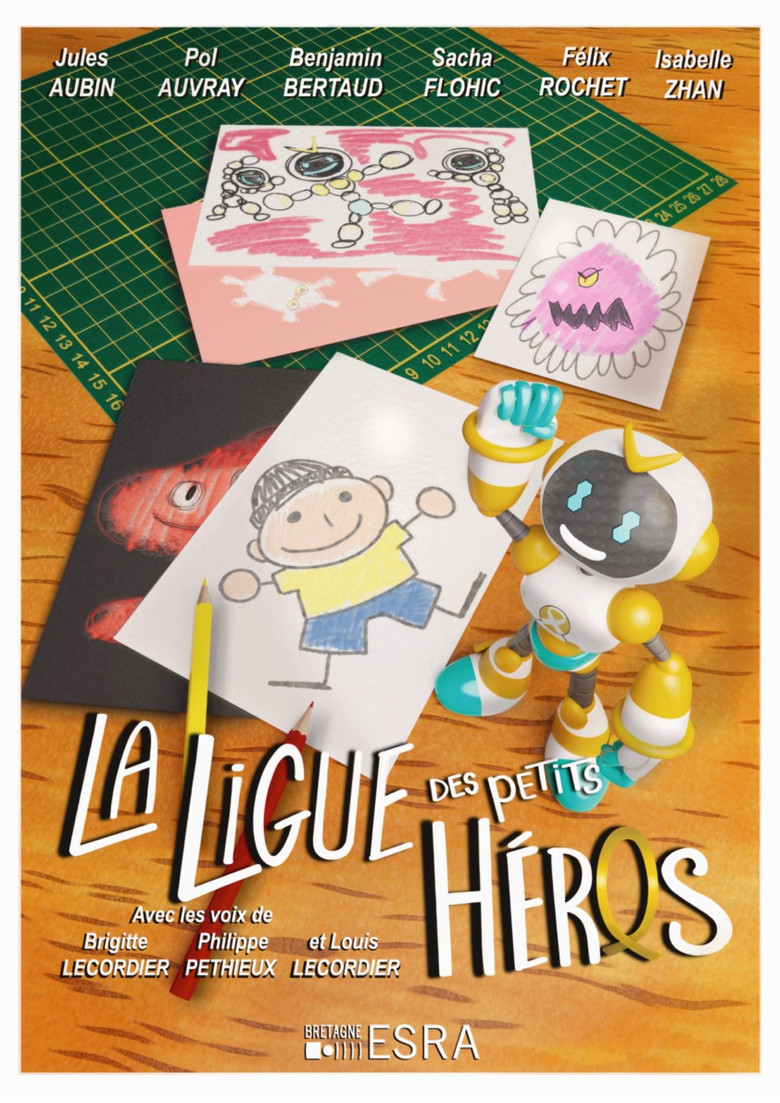 La ligue des petits héros poster background