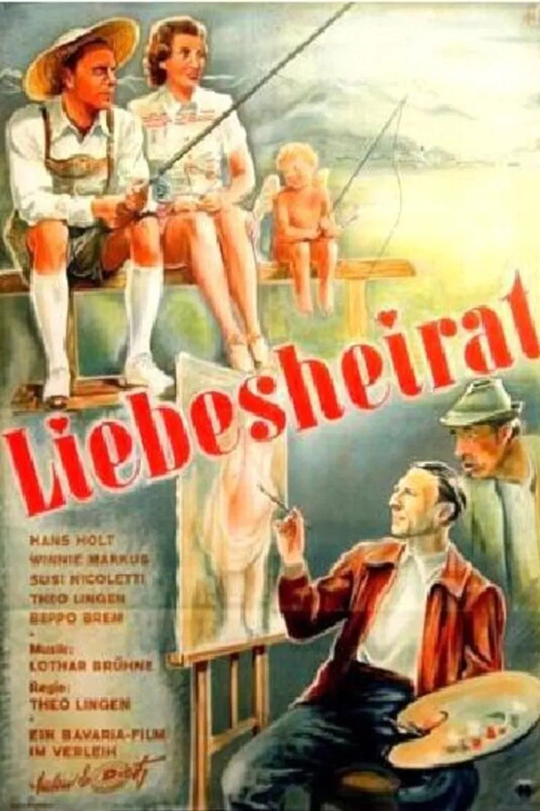 Liebesheirat poster background