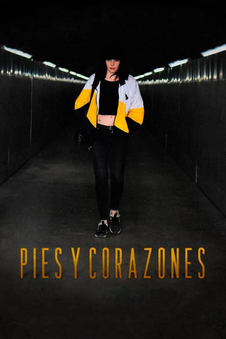 Pies y corazones poster background