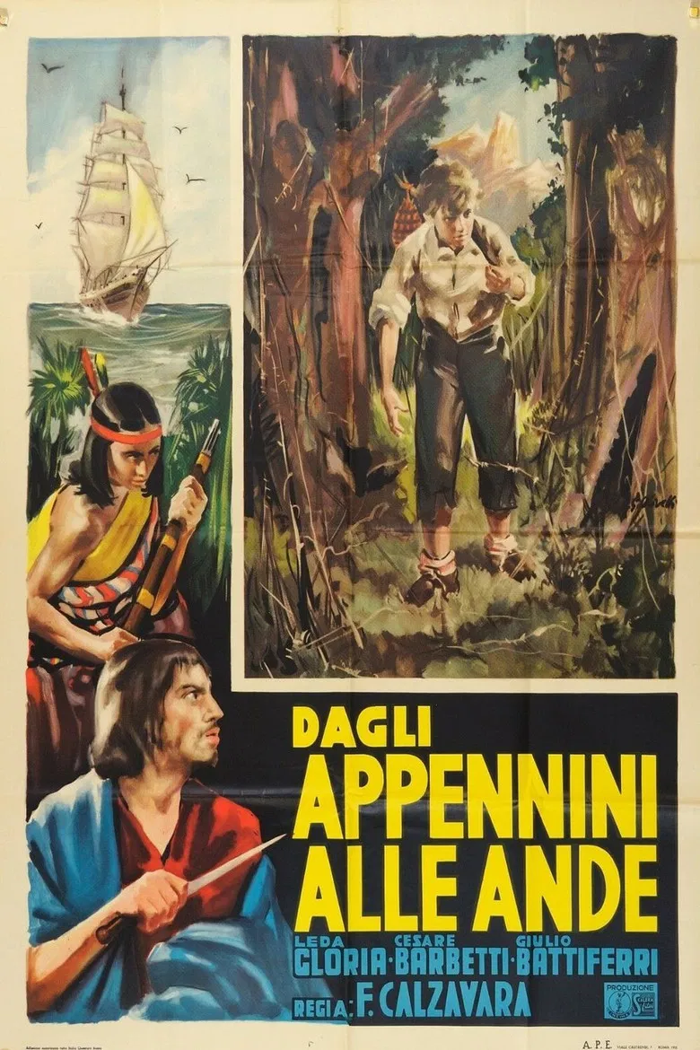 Dagli Appennini alle Ande poster background
