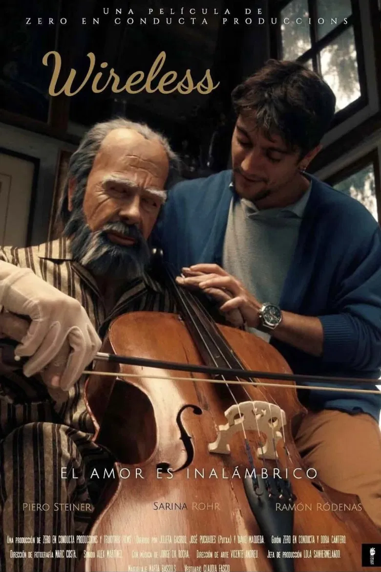 Wireless poster background