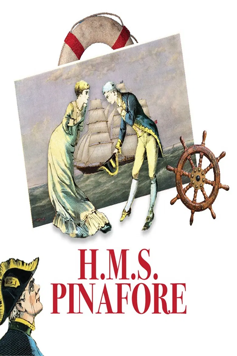 H.M.S. Pinafore poster background