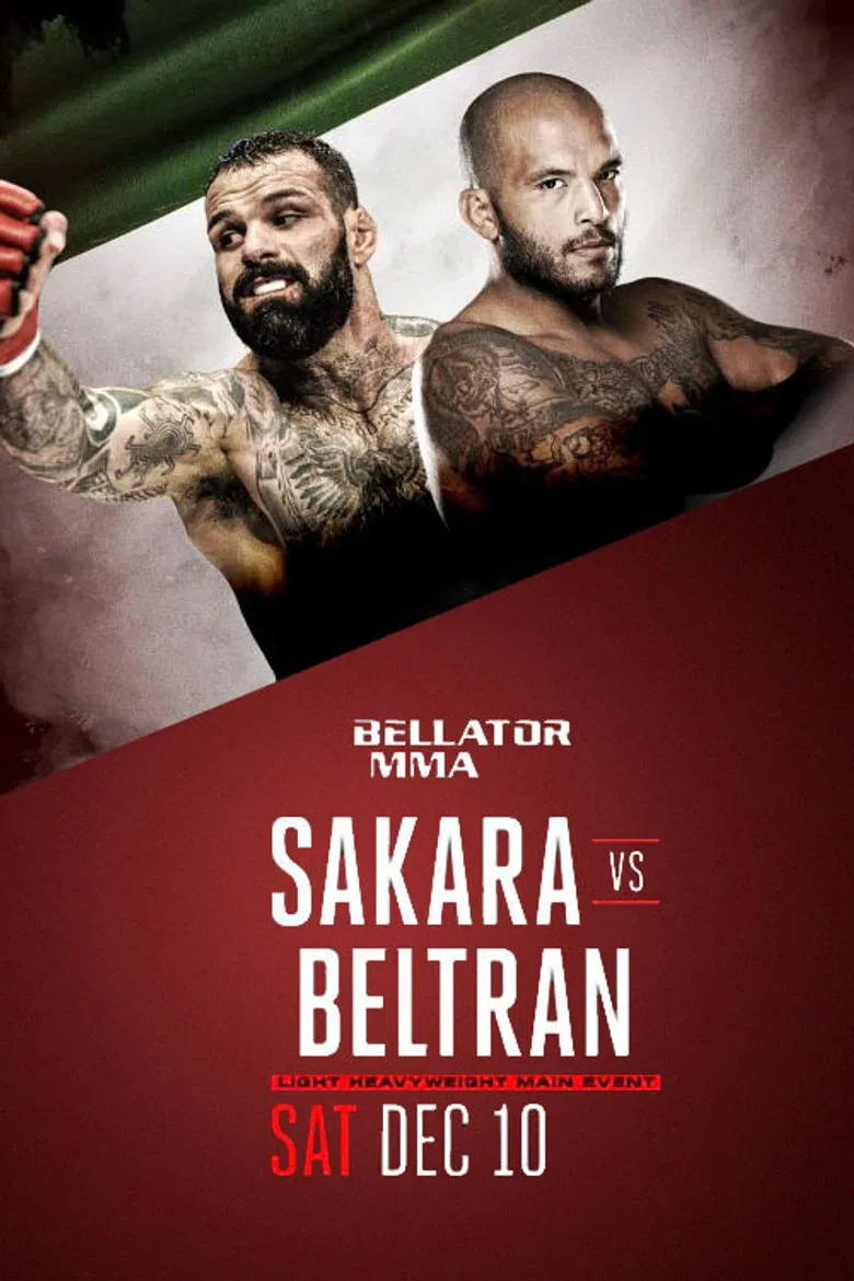Bellator 168: Sakara vs Beltran poster background