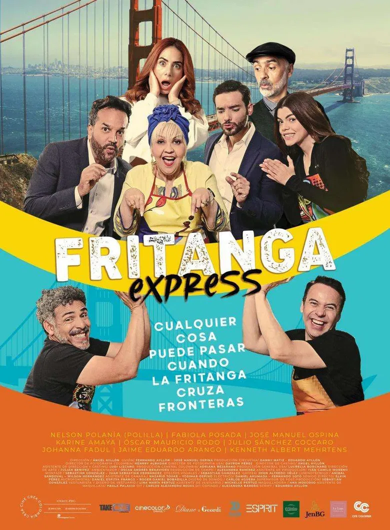 Fritanga Express poster background