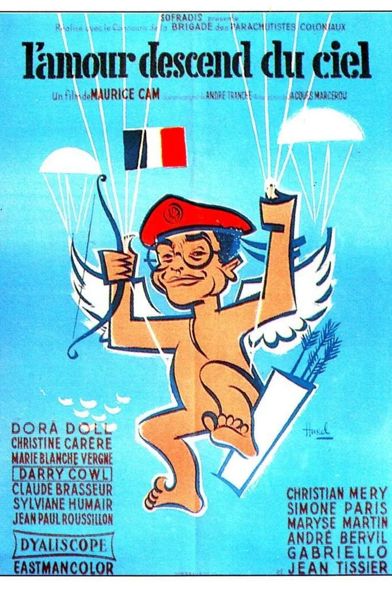 Love Descends from the Sky poster background