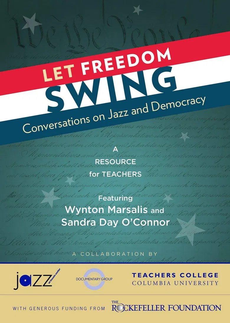 Let Freedom Swing: Conversations on Jazz and Democracy poster background