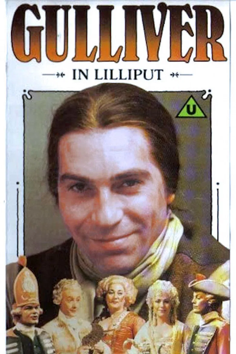 Gulliver in Lilliput poster background