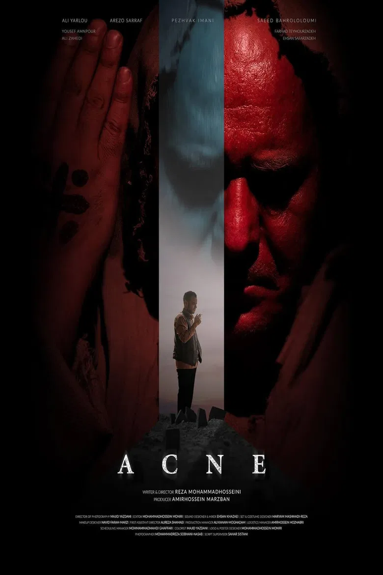Acne poster background