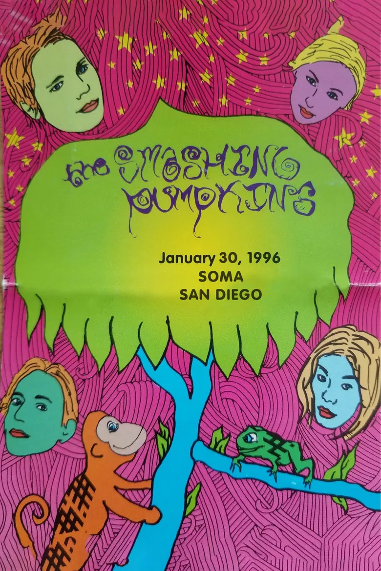 The Smashing Pumpkins 1996-01-30 AMT1 poster background