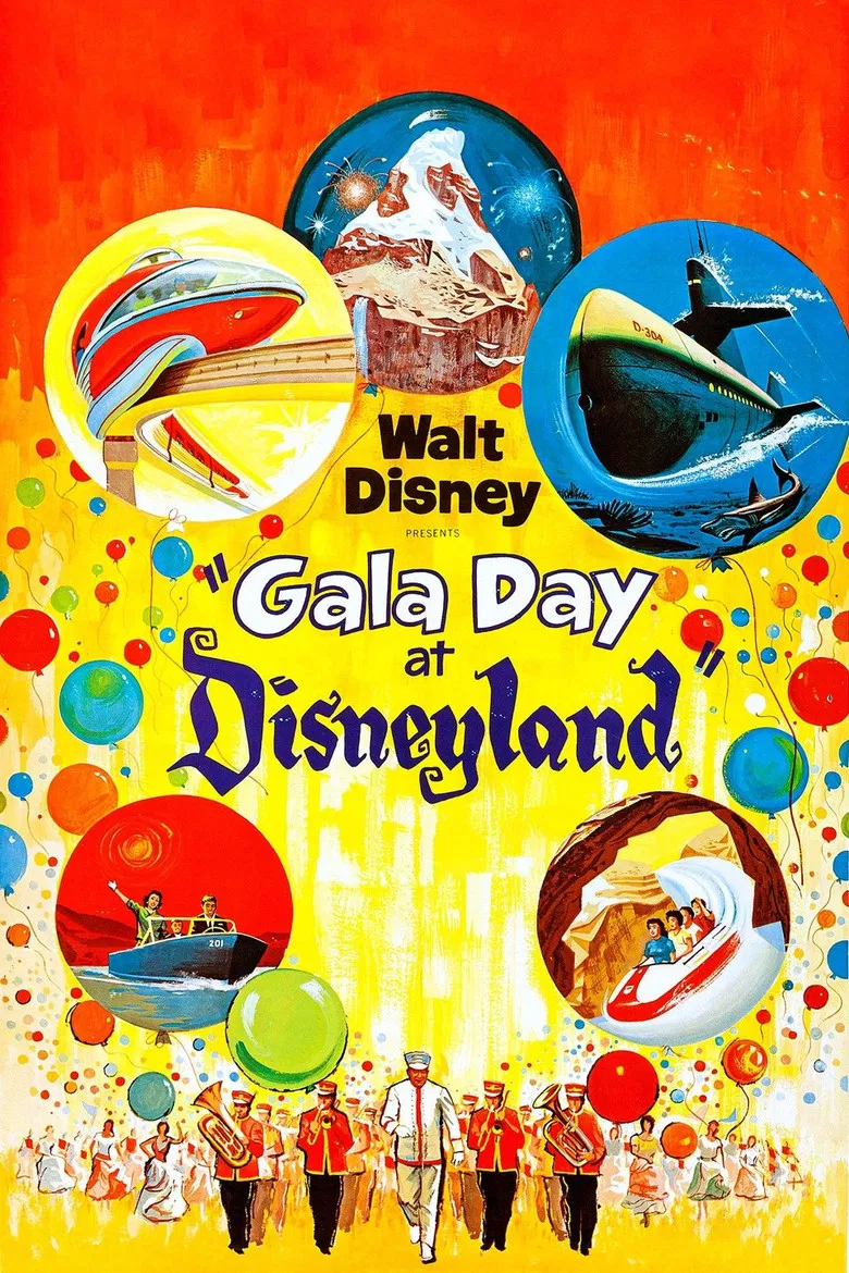 Gala Day at Disneyland poster background