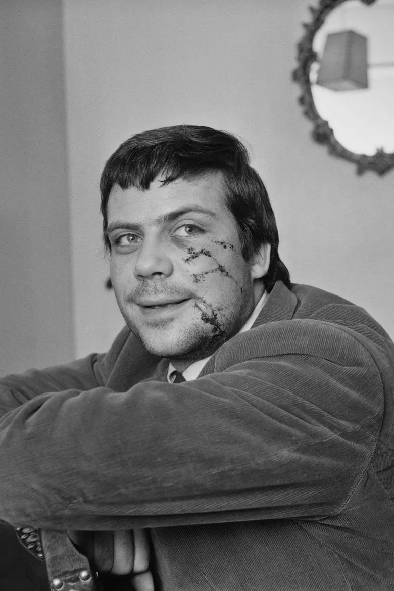 The Real Oliver Reed poster background