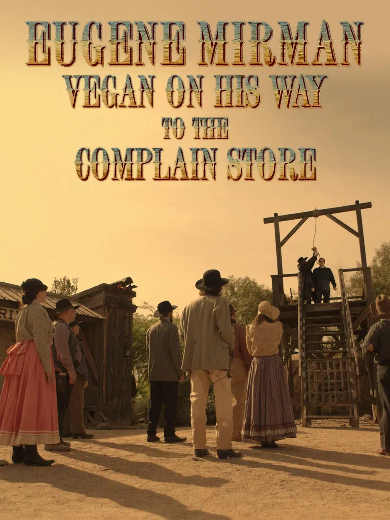Eugene Mirman: Vegan on His Way to the Complain Store poster background