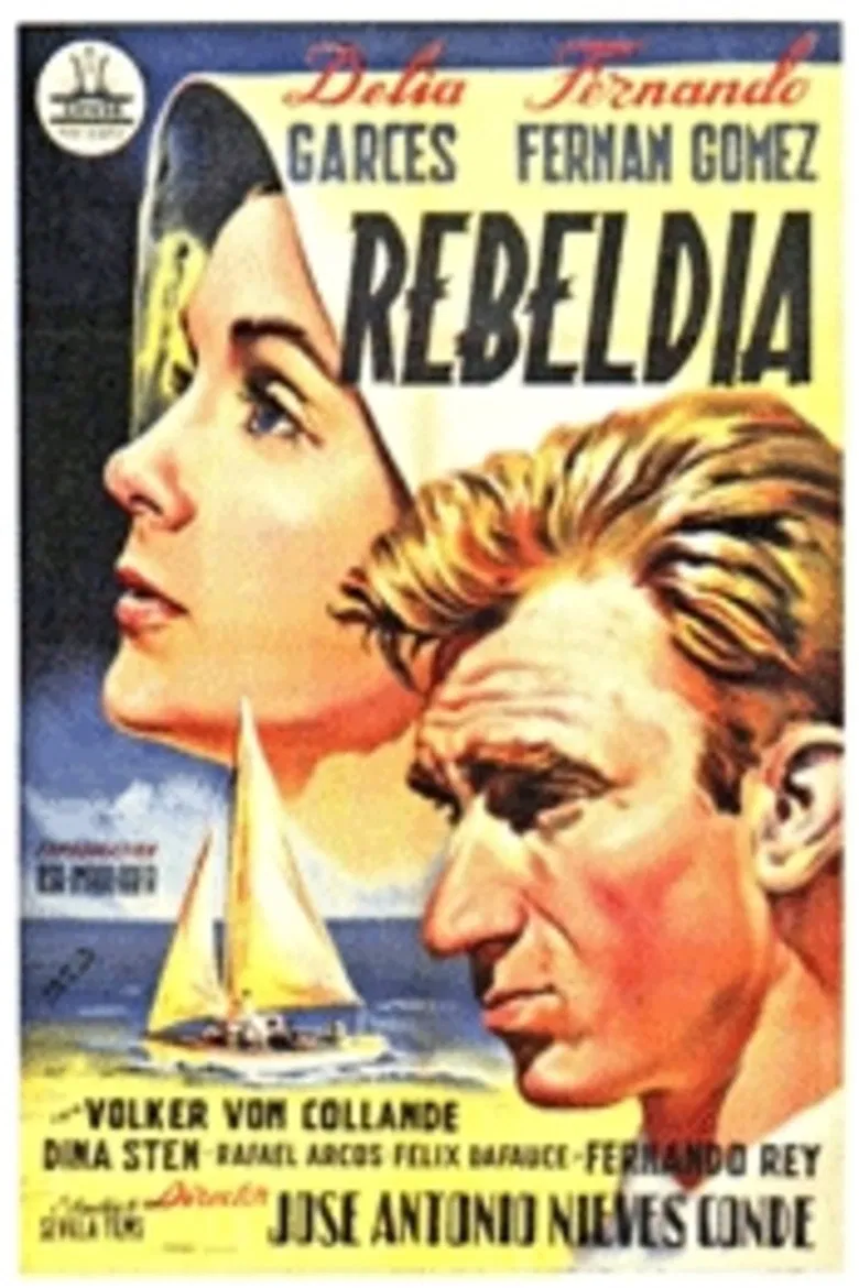 Rebeldía poster background