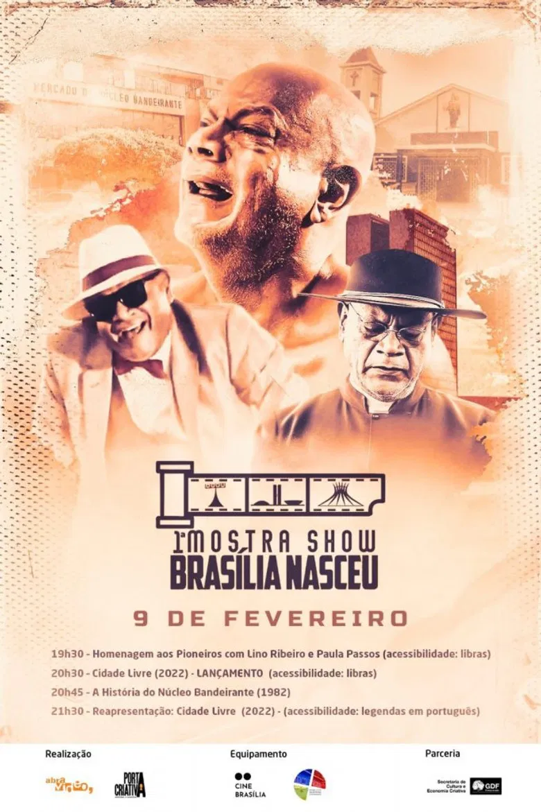 A História do Núcleo Bandeirante poster background