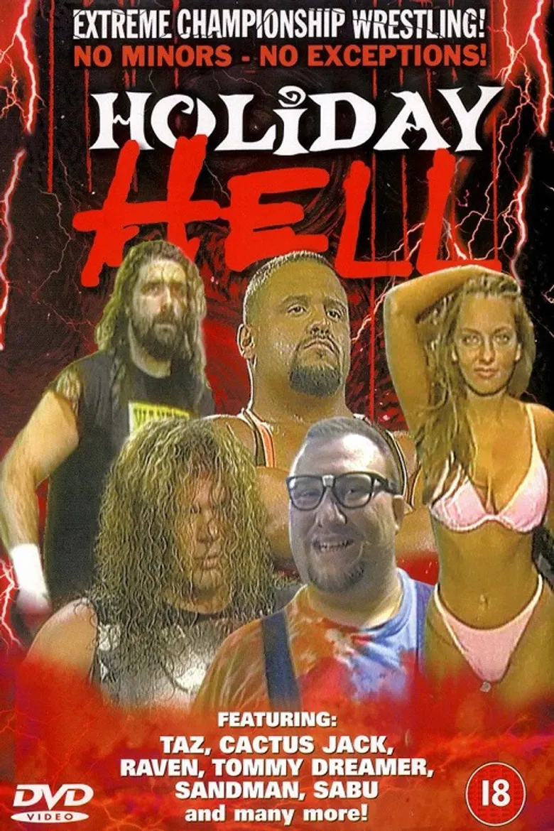 ECW Holiday Hell 1996 poster background