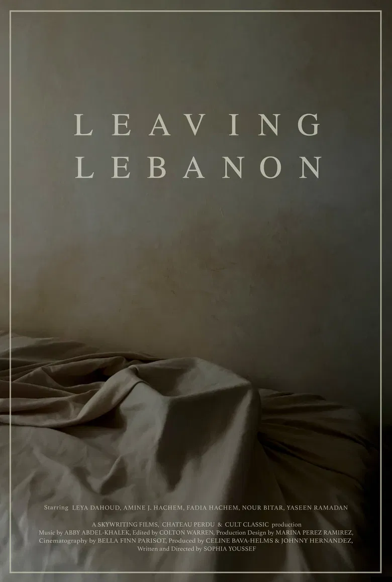 Leaving Lebanon poster background