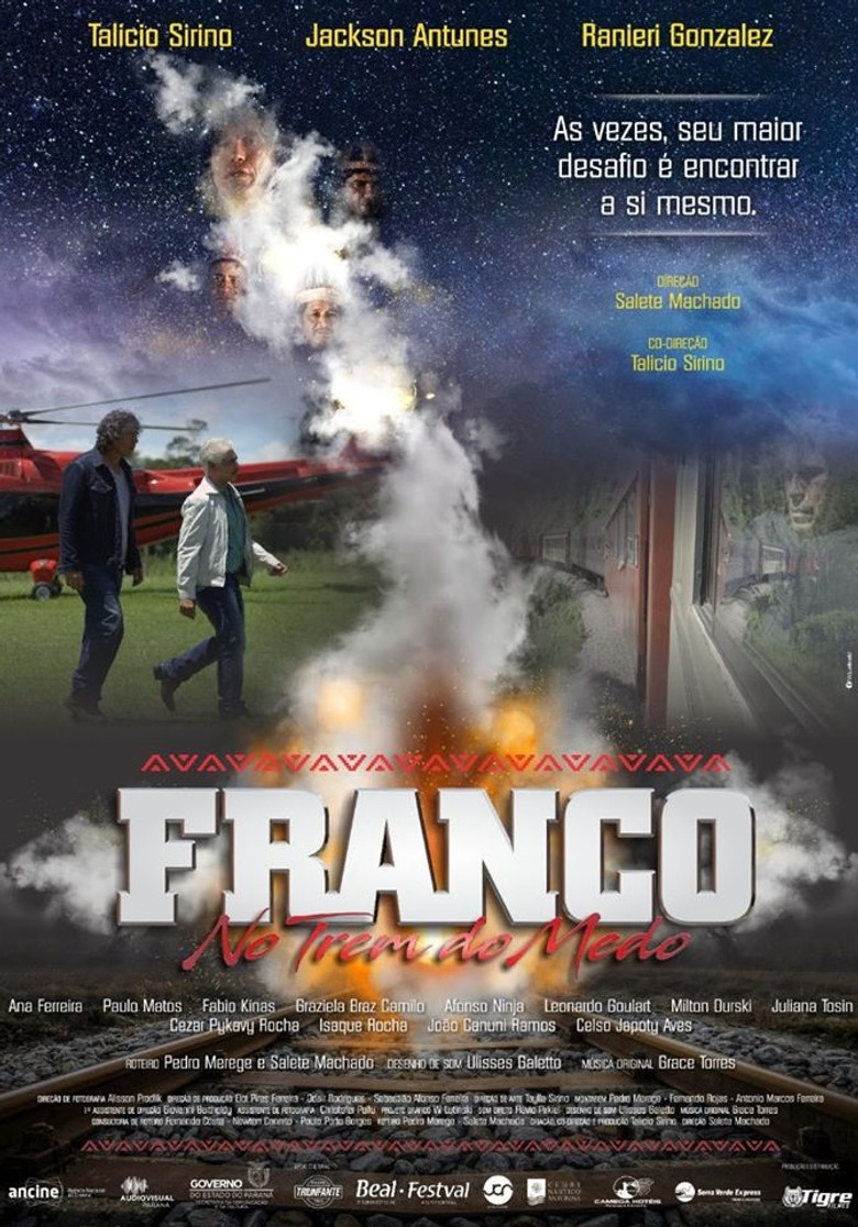 Franco no Trem do Medo poster background
