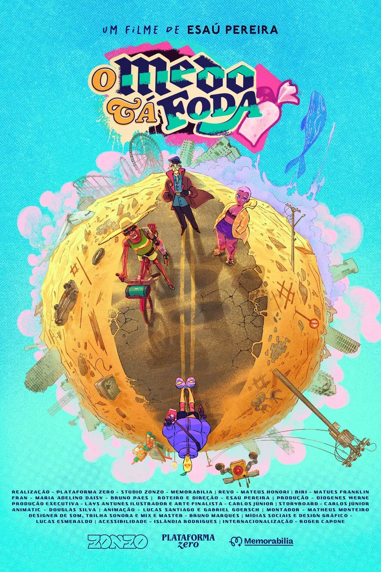 O Medo Tá Foda poster background