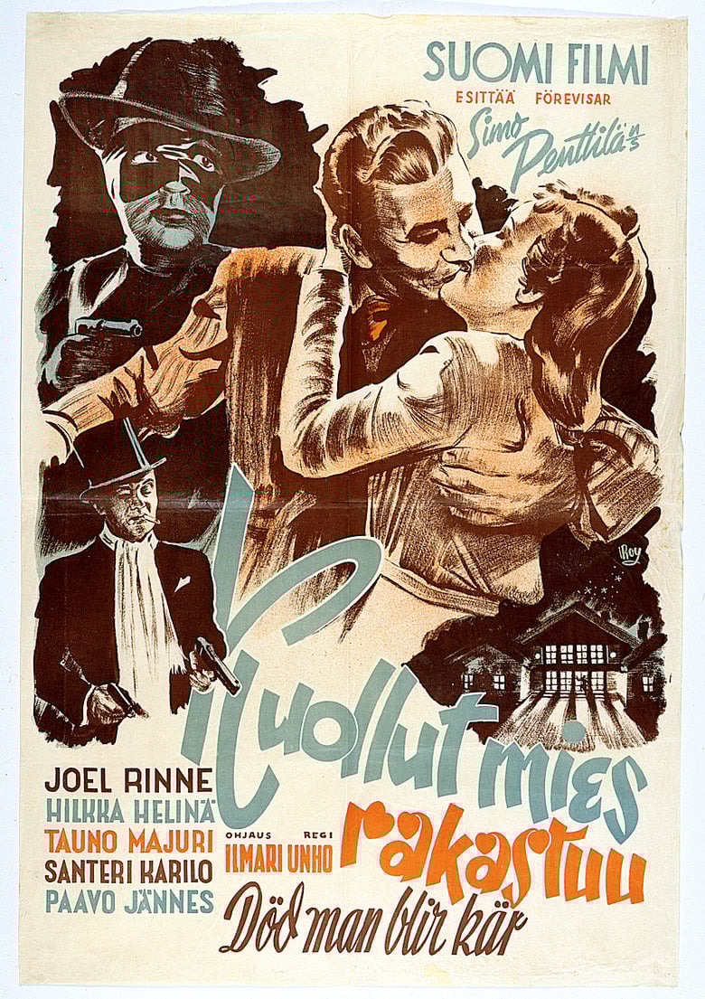 Kuollut mies rakastuu poster background