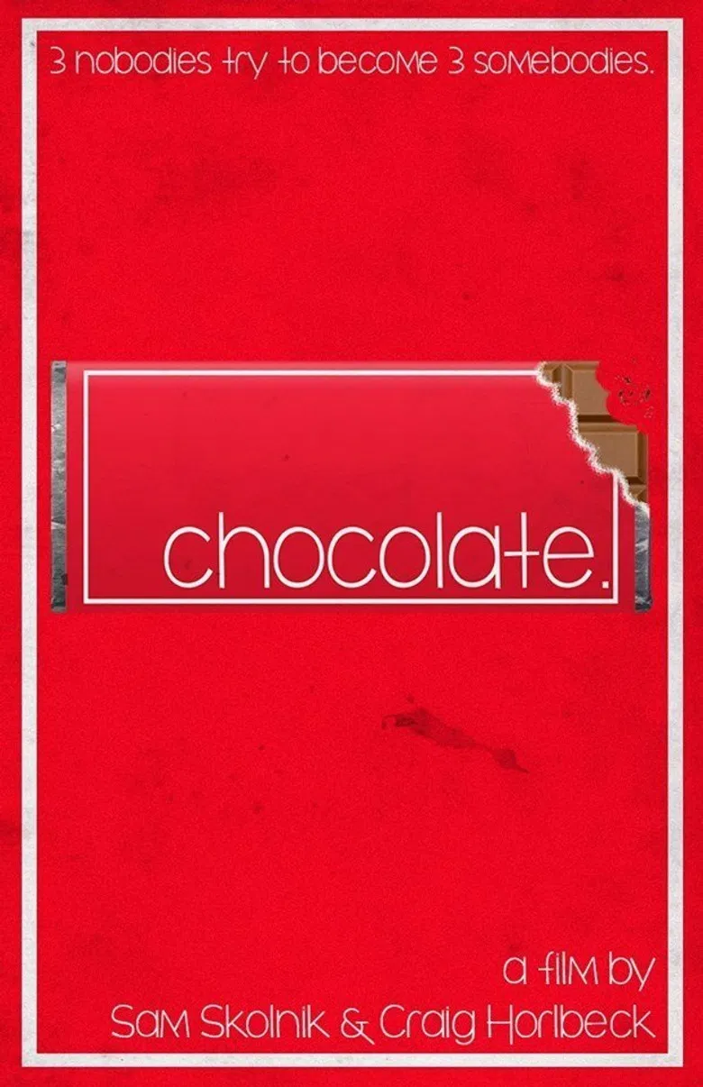 Chocolate poster background