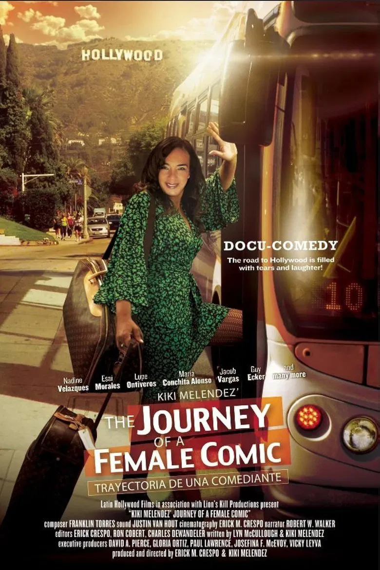 The Journey of a Female Comic poster background