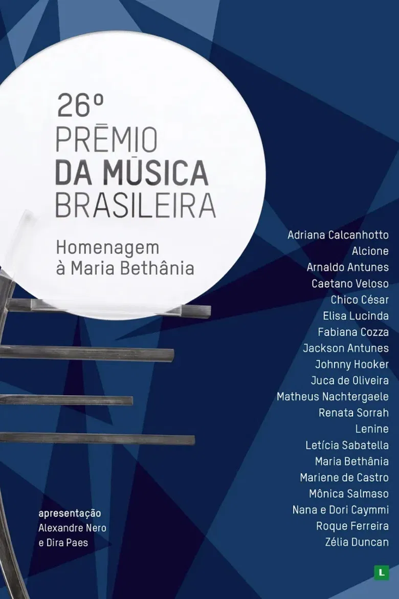 26º Prêmio da Música Brasileira - Homenagem a Maria Bethânia poster background