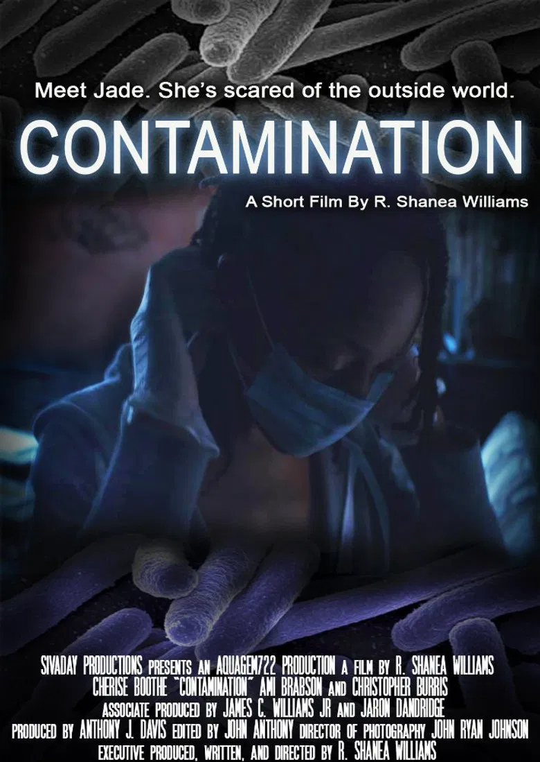 Contamination poster background