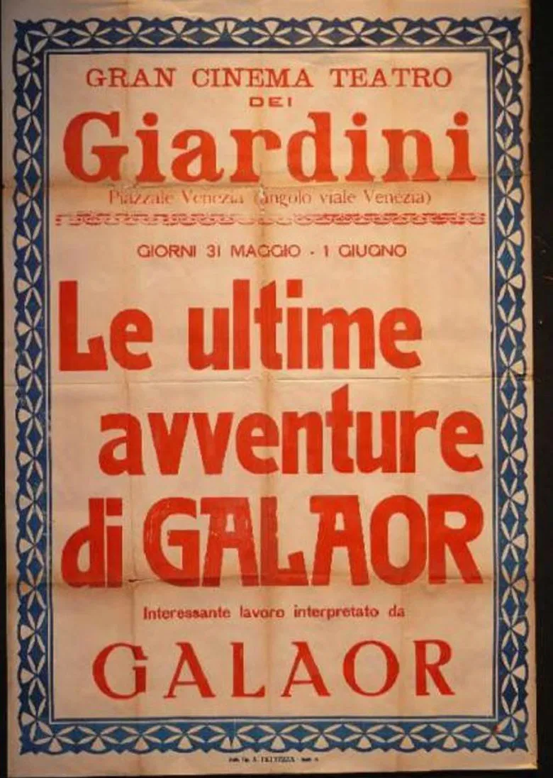 The Last Adventures of Galaor poster background