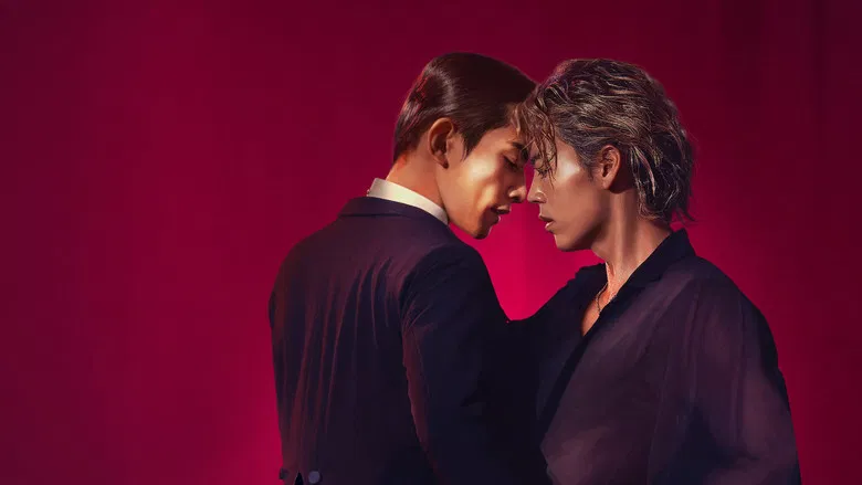 Keita Machida and Ryoma Takeuchi facing each other in a dance studio