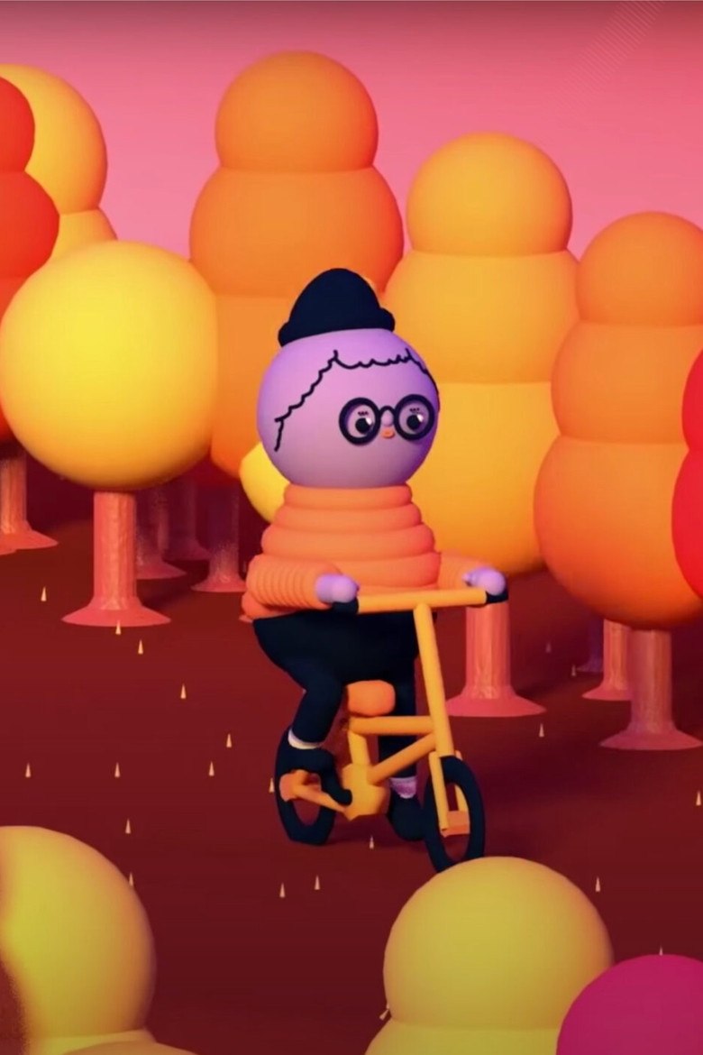 I Ride My Bike When the Air is Crispy poster background