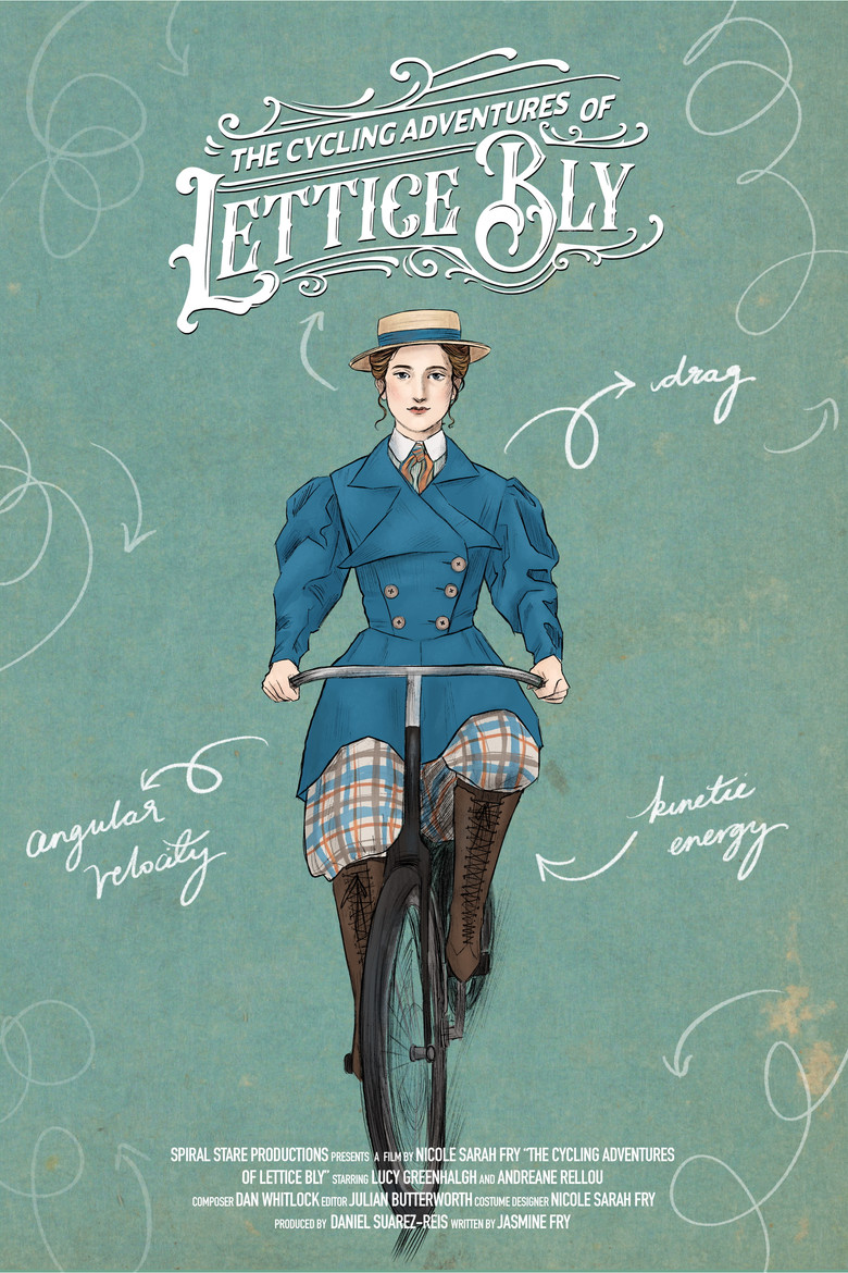 The Cycling Adventures of Lettice Bly poster background