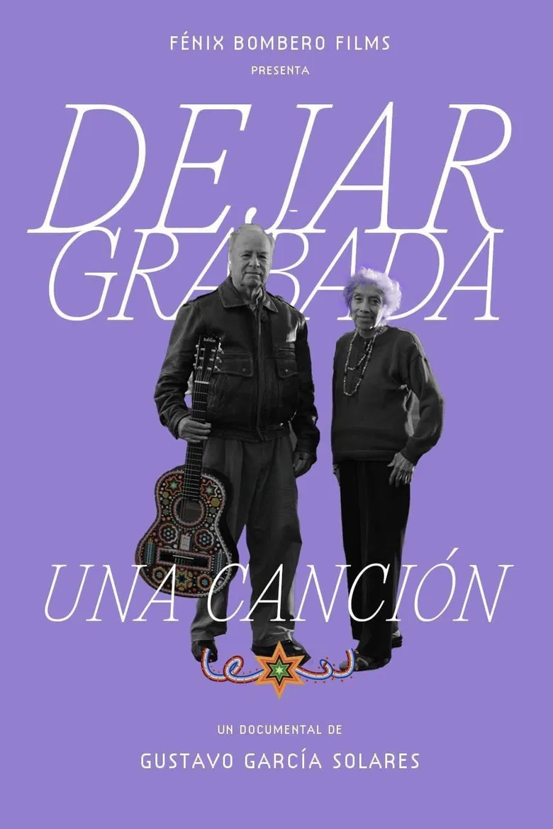 Dejar Grabada Una Canción poster background