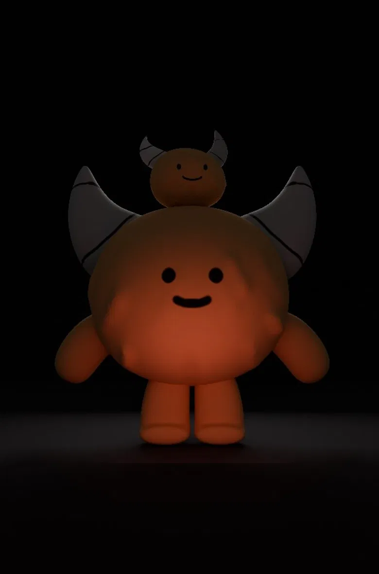 Mostrino - Character design e 3D modelling con Miguel Guercio poster background