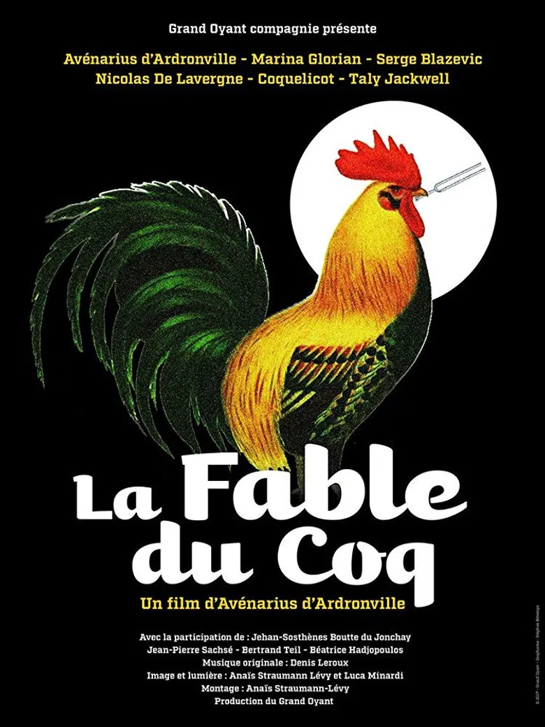 La fable du coq poster background