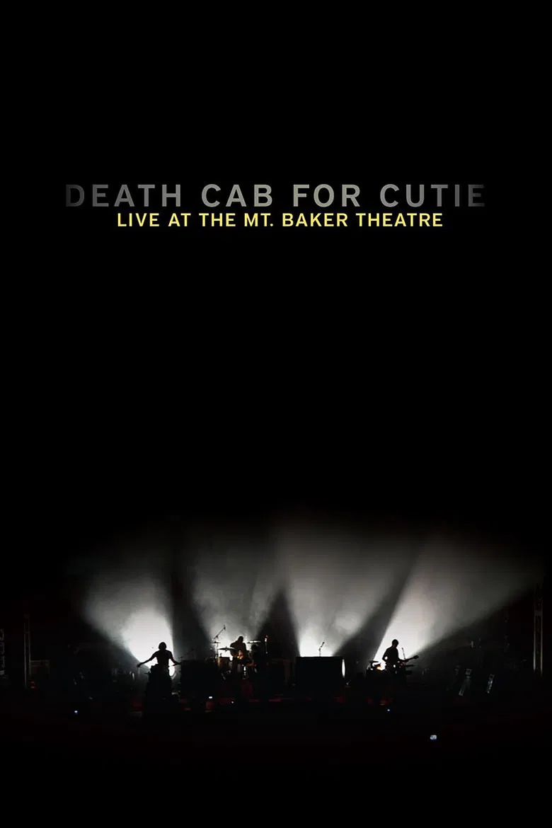 Death Cab for Cutie: Live at the Mt. Baker Theatre poster background