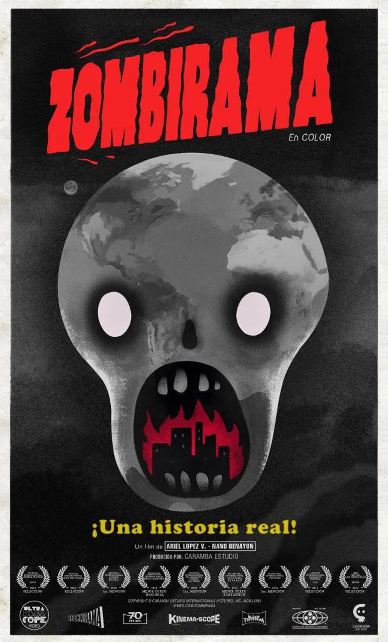 Zombirama poster background