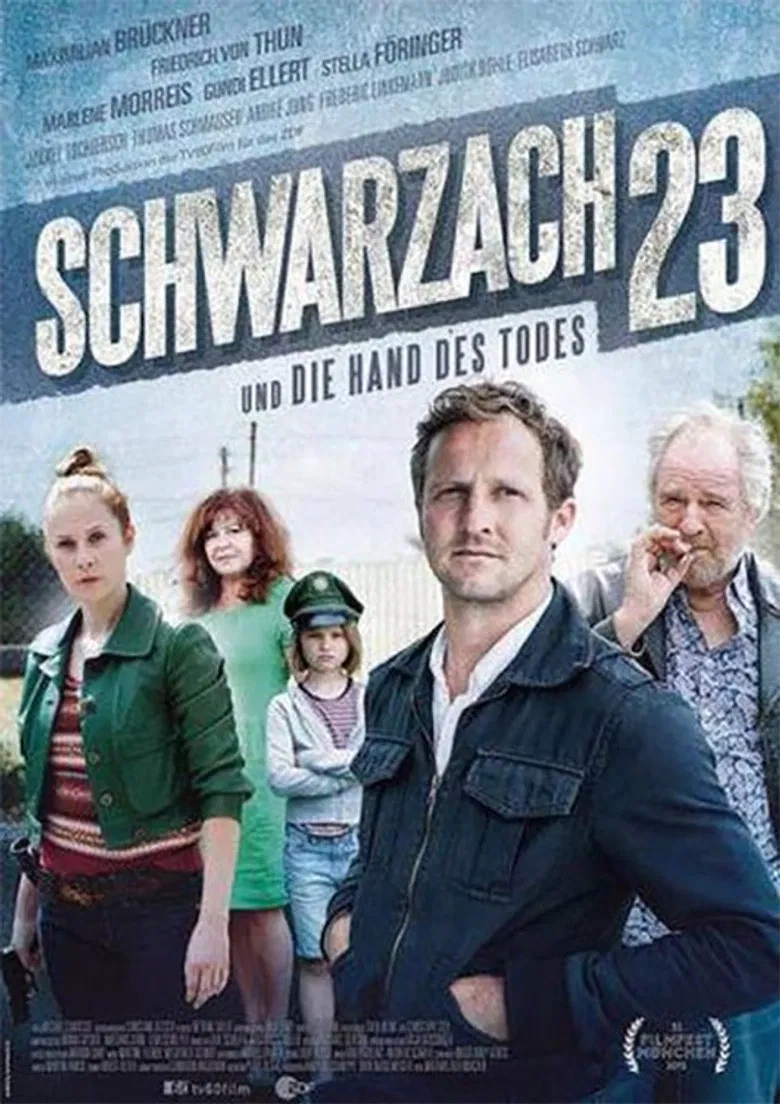 Schwarzach 23 - Und die Hand des Todes poster background